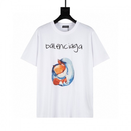Balenciaga T-Shirts Short Sleeved For Men #864817 $42.00 USD, Wholesale Replica Balenciaga T-Shirts