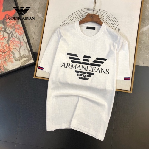Armani T-Shirts Short Sleeved For Men #864871 $25.00 USD, Wholesale Replica Armani T-Shirts