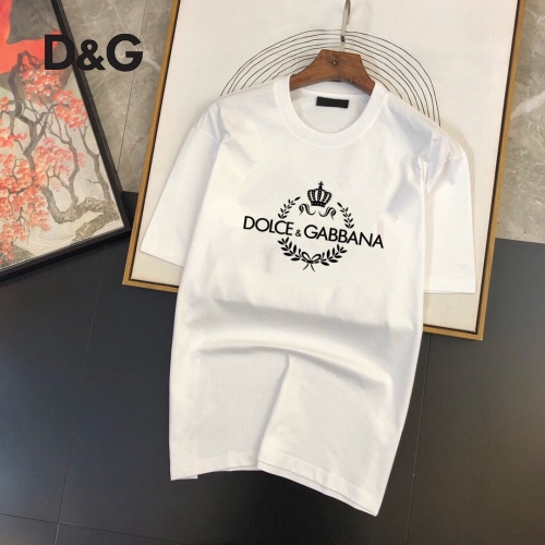 Dolce &amp; Gabbana D&amp;G T-Shirts Short Sleeved For Men #864903 $25.00 USD, Wholesale Replica Dolce &amp; Gabbana D&amp;G T-Shirts