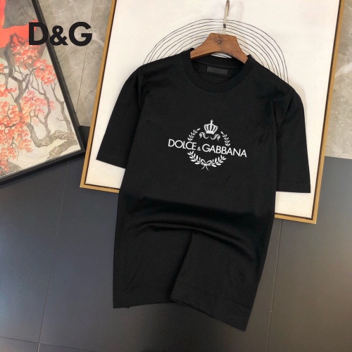 Dolce &amp; Gabbana D&amp;G T-Shirts Short Sleeved For Men #864904 $25.00 USD, Wholesale Replica Dolce &amp; Gabbana D&amp;G T-Shirts