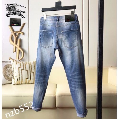 Replica Burberry Jeans For Men #864977 $48.00 USD for Wholesale