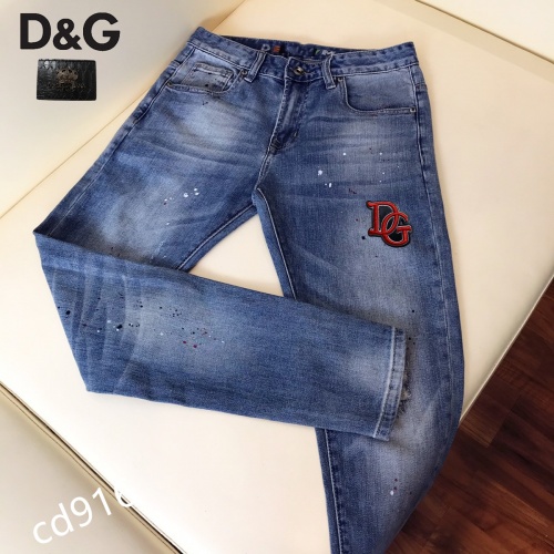 Replica Dolce & Gabbana D&G Jeans For Men #864979 $48.00 USD for Wholesale