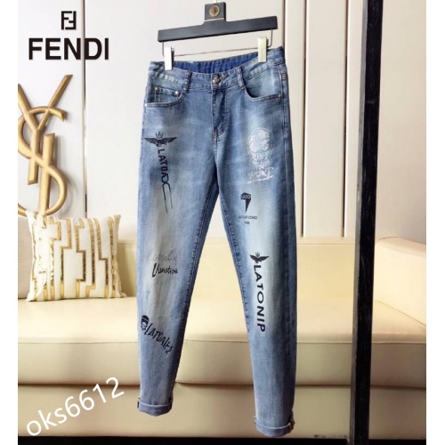 Fendi Jeans For Men #864987 $48.00 USD, Wholesale Replica Fendi Jeans