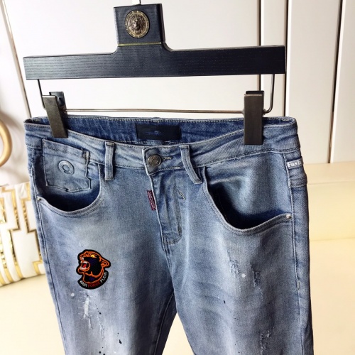 Replica Philipp Plein PP Jeans For Men #865002 $48.00 USD for Wholesale