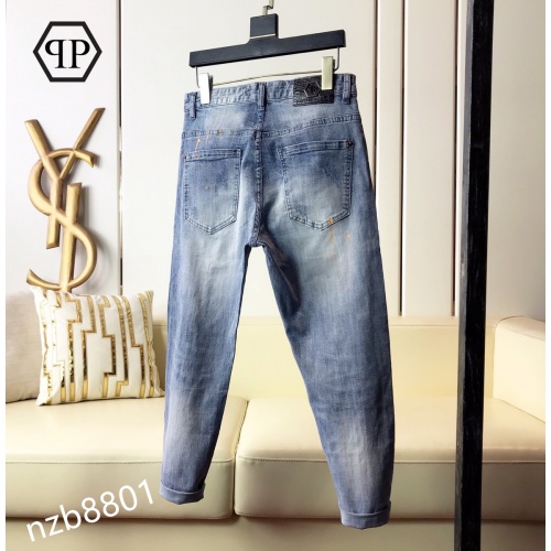Replica Philipp Plein PP Jeans For Men #865004 $48.00 USD for Wholesale