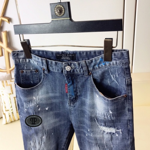 Replica Philipp Plein PP Jeans For Men #865005 $48.00 USD for Wholesale