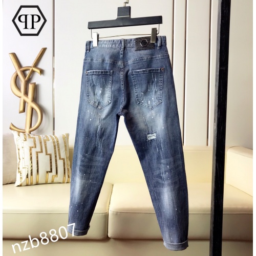 Replica Philipp Plein PP Jeans For Men #865005 $48.00 USD for Wholesale