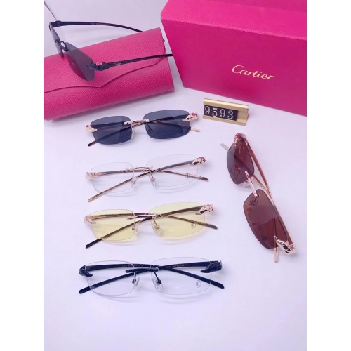 Replica Cartier Fashion Sunglasses #865021 $27.00 USD for Wholesale