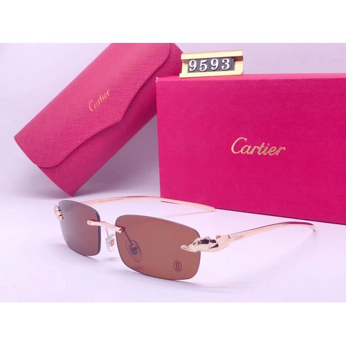 Cartier Fashion Sunglasses #865026 $27.00 USD, Wholesale Replica Cartier Fashion Sunglasses