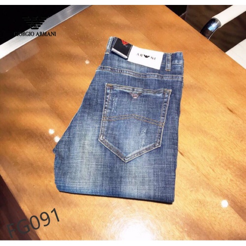 Replica Armani Jeans For Men #865054 $40.00 USD for Wholesale