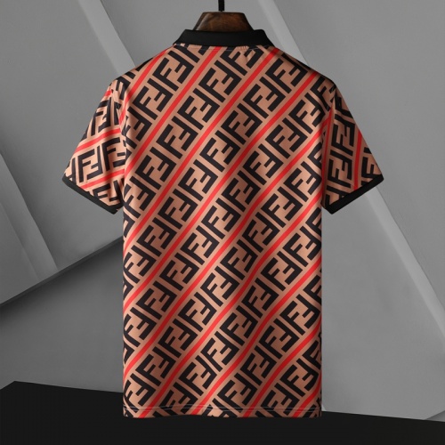 Replica Fendi T-Shirts Short Sleeved For Men #865133 $25.00 USD for Wholesale