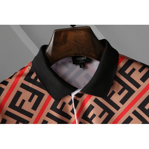 Replica Fendi T-Shirts Short Sleeved For Men #865133 $25.00 USD for Wholesale