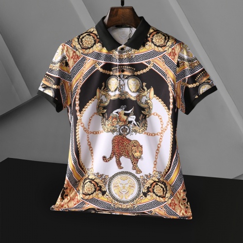 Replica Versace T-Shirts Short Sleeved For Men #865169 $25.00 USD for Wholesale