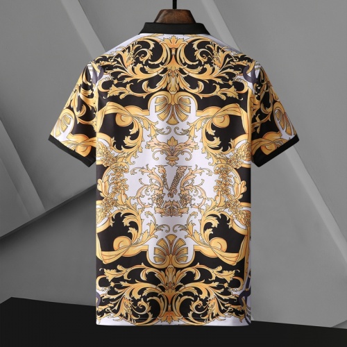 Replica Versace T-Shirts Short Sleeved For Men #865174 $25.00 USD for Wholesale
