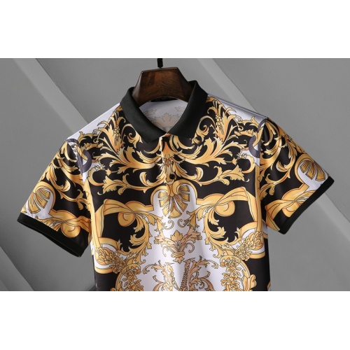 Replica Versace T-Shirts Short Sleeved For Men #865174 $25.00 USD for Wholesale