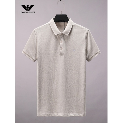 Armani T-Shirts Short Sleeved For Men #865265 $38.00 USD, Wholesale Replica Armani T-Shirts