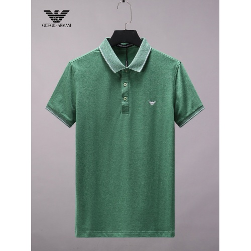 Armani T-Shirts Short Sleeved For Men #865266 $38.00 USD, Wholesale Replica Armani T-Shirts