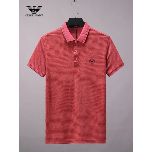 Armani T-Shirts Short Sleeved For Men #865267 $38.00 USD, Wholesale Replica Armani T-Shirts