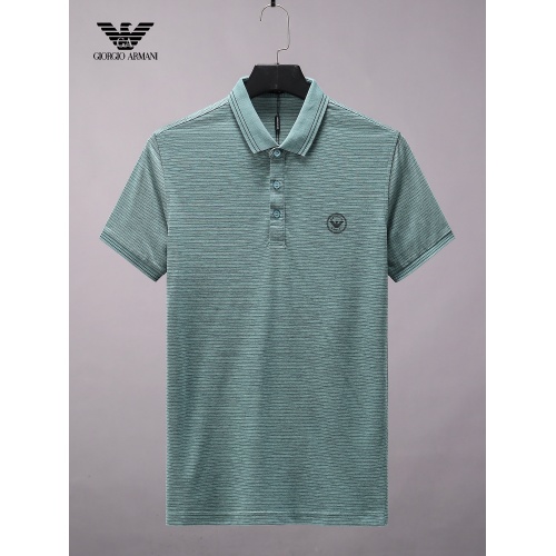 Armani T-Shirts Short Sleeved For Men #865268 $38.00 USD, Wholesale Replica Armani T-Shirts