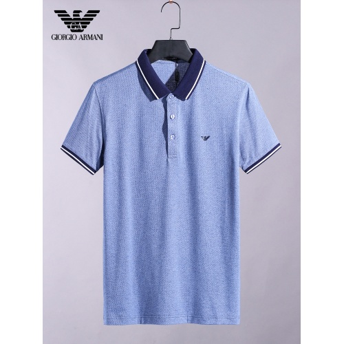 Armani T-Shirts Short Sleeved For Men #865279 $38.00 USD, Wholesale Replica Armani T-Shirts