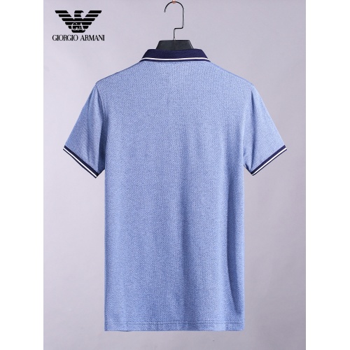 Replica Armani T-Shirts Short Sleeved For Men #865279 $38.00 USD for Wholesale