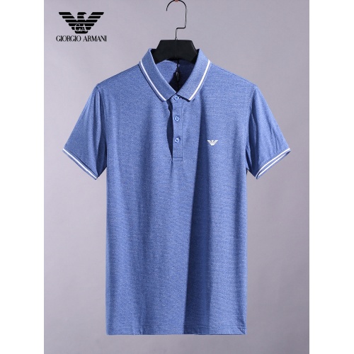 Armani T-Shirts Short Sleeved For Men #865281 $38.00 USD, Wholesale Replica Armani T-Shirts