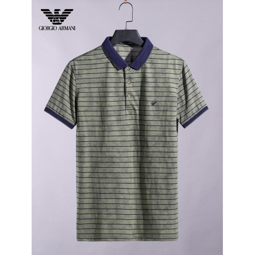 Armani T-Shirts Short Sleeved For Men #865283 $38.00 USD, Wholesale Replica Armani T-Shirts