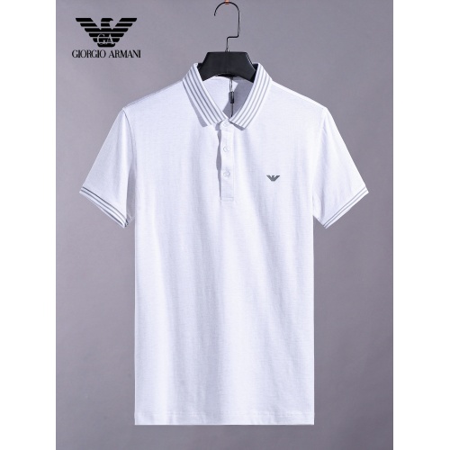 Armani T-Shirts Short Sleeved For Men #865287 $38.00 USD, Wholesale Replica Armani T-Shirts