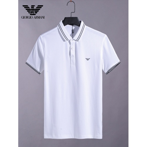 Armani T-Shirts Short Sleeved For Men #865291 $38.00 USD, Wholesale Replica Armani T-Shirts