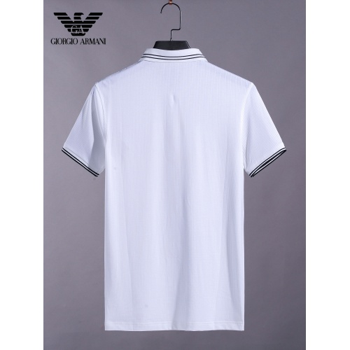 Replica Armani T-Shirts Short Sleeved For Men #865291 $38.00 USD for Wholesale