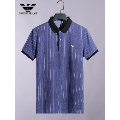 Armani T-Shirts Short Sleeved For Men #865293 $38.00 USD, Wholesale Replica Armani T-Shirts