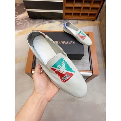 Replica Armani Casual Shoes For Men #865401 $76.00 USD for Wholesale