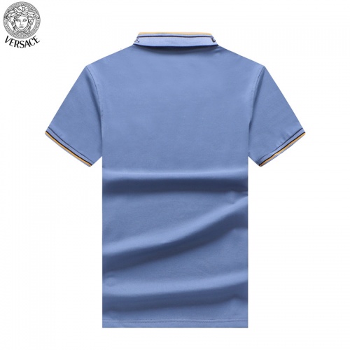 Replica Versace T-Shirts Short Sleeved For Men #865465 $32.00 USD for Wholesale