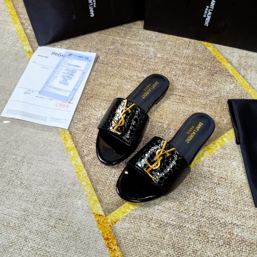 Replica Yves Saint Laurent YSL Slippers For Women #865658 $50.00 USD for Wholesale