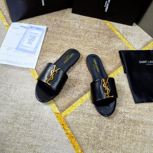 Replica Yves Saint Laurent YSL Slippers For Women #865659 $50.00 USD for Wholesale
