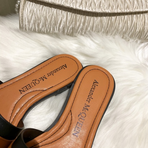 Replica Alexander McQueen Slippers For Women #865776 $52.00 USD for Wholesale