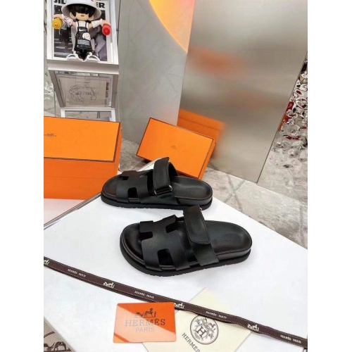Replica Hermes Slippers For Women #865784 $60.00 USD for Wholesale