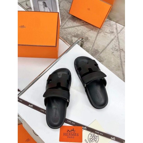 Replica Hermes Slippers For Women #865784 $60.00 USD for Wholesale