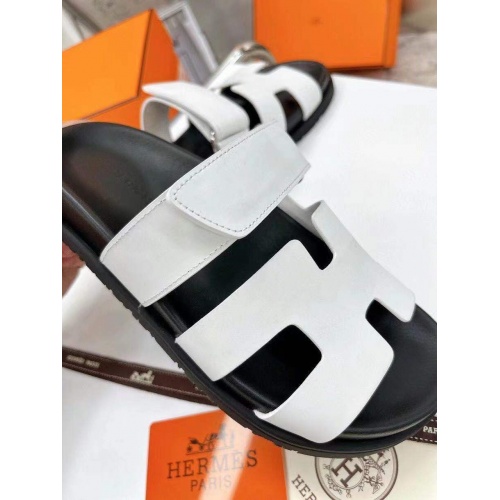Replica Hermes Slippers For Women #865785 $60.00 USD for Wholesale