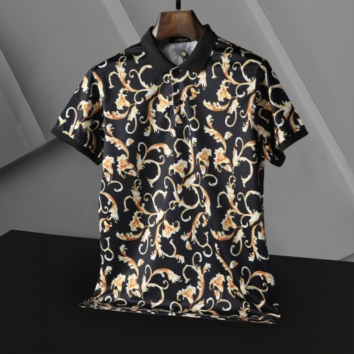 Replica Versace T-Shirts Short Sleeved For Men #865971 $29.00 USD for Wholesale