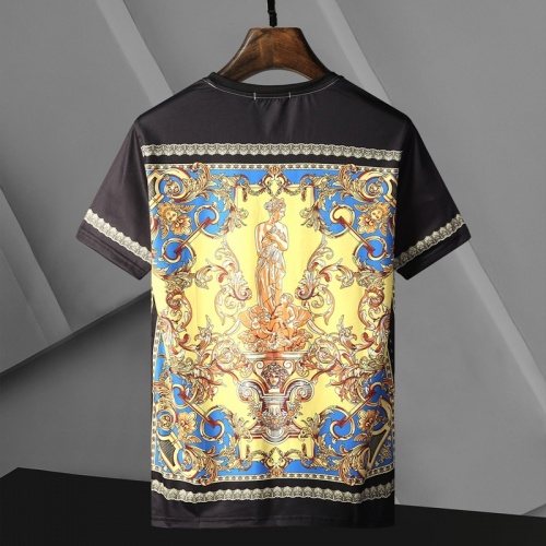 Replica Versace T-Shirts Short Sleeved For Men #866041 $25.00 USD for Wholesale