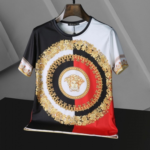 Replica Versace T-Shirts Short Sleeved For Men #866042 $25.00 USD for Wholesale