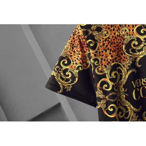 Replica Versace T-Shirts Short Sleeved For Men #866045 $25.00 USD for Wholesale