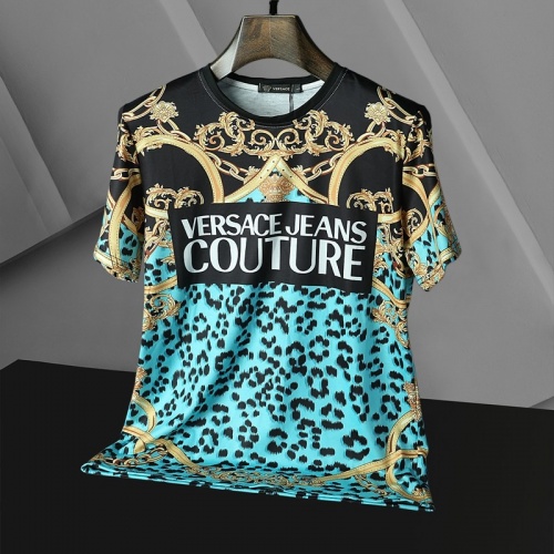 Replica Versace T-Shirts Short Sleeved For Men #866046 $25.00 USD for Wholesale