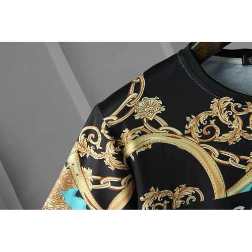 Replica Versace T-Shirts Short Sleeved For Men #866046 $25.00 USD for Wholesale