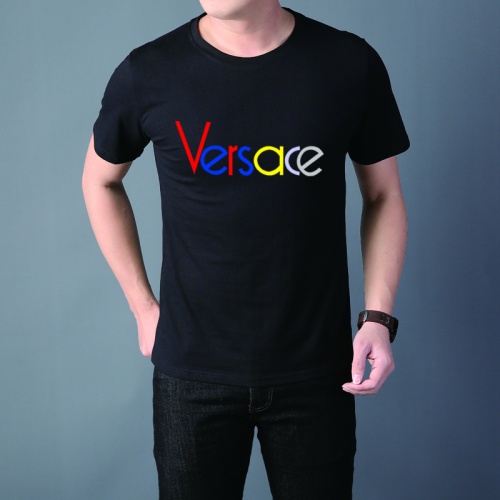 Replica Versace T-Shirts Short Sleeved For Men #866048 $25.00 USD for Wholesale