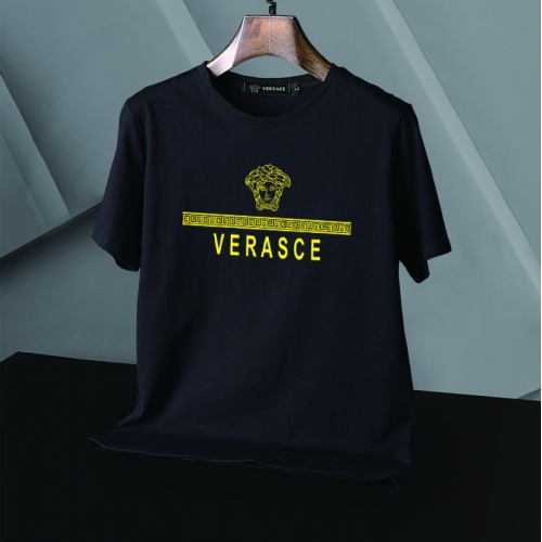 Replica Versace T-Shirts Short Sleeved For Men #866055 $25.00 USD for Wholesale