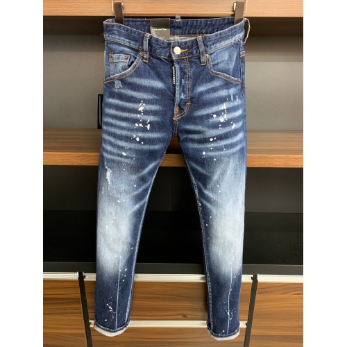 Replica Dsquared Jeans For Men #866079 $60.00 USD for Wholesale