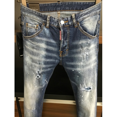 Replica Dsquared Jeans For Men #866086 $60.00 USD for Wholesale