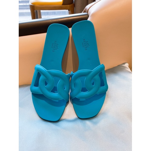 Replica Hermes Slippers For Women #866239 $29.00 USD for Wholesale